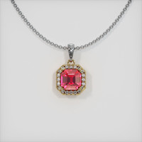 Ruby Pendant 1.04 Ct., 14K Yellow White Preview
