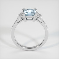 1.23 Ct. Greyish Blue Sapphire Ring, Platinum 950 3