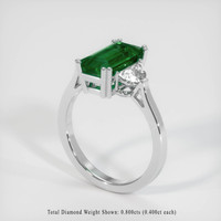 Emerald Ring 3.18 Ct., Platinum 950 Preview