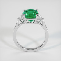 2.82 Ct. Emerald Ring, Platinum 950 3