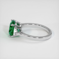 2.82 Ct. Emerald Ring, Platinum 950 4