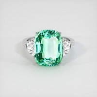 6.14 Ct. Emerald Ring, Platinum 950 1