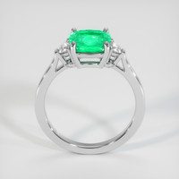 1.26 Ct. Emerald Ring, Platinum 950 3