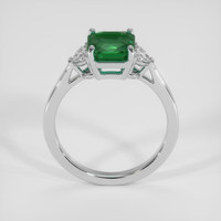 2.10 Ct. Emerald Ring, Platinum 950 3
