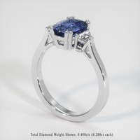 1.76 Ct. Gemstone Ring, Platinum 950 2