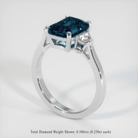 2.72 Ct. Gemstone Ring, Platinum 950 2