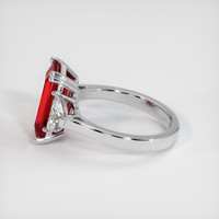 5.02 Ct. Ruby Ring, Platinum 950 4