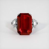 10.01 Ct. Ruby Ring, Platinum 950 1