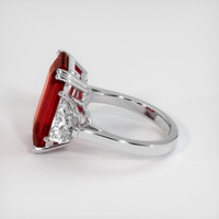 10.01 Ct. Ruby Ring, Platinum 950 4