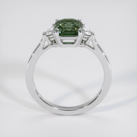 1.85 Ct. Green Sapphire Ring, Platinum 950 3
