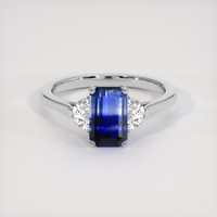 1.90 Ct. Bi Color Sapphire Ring, Platinum 950 1