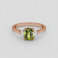 2.04 Ct. Alexandrite Ring, 14K Rose Gold 1