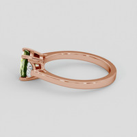 1.36 Ct. Alexandrite Ring, 14K Rose Gold 4