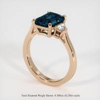 2.72 Ct. Gemstone Ring, 14K Rose Gold 2