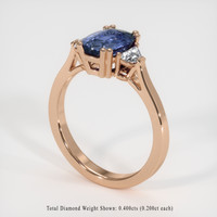 1.76 Ct. Gemstone Ring, 18K Rose Gold 2