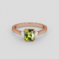 1.36 Ct. Alexandrite Ring, 18K Rose Gold 1