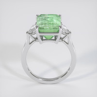 5.97 Ct. Green Tourmaline Ring, 10K White Gold 3