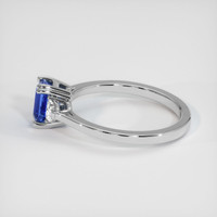1.60 Ct. Blue Sapphire Ring, 10K White Gold 4