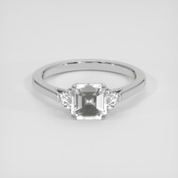 2.13 Ct. White Sapphire Ring, 10K White Gold 1
