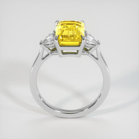 4.55 Ct. Yellow Sapphire Ring, 14K White Gold 3