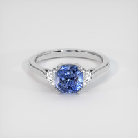 2.24 Ct. Sapphire Ring, 14K White Gold 1