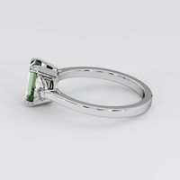 1.87 Ct. Green Sapphire Ring, 14K White Gold 4