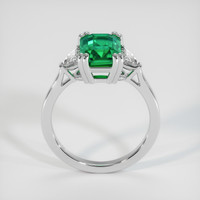 2.91 Ct. Emerald Ring, 18K White Gold 3