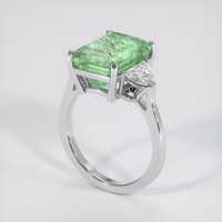 5.97 Ct. Gemstone Ring, 18K White Gold 2
