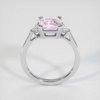 2.97 Ct. Pink Sapphire Ring, 18K White Gold 3
