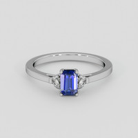 1.31 Ct. Color Change Sapphire Ring, 18K White Gold 1