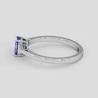 1.31 Ct. Color Change Sapphire Ring, 18K White Gold 4