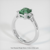 2.67 Ct. Sapphire Ring, 18K White Gold 2
