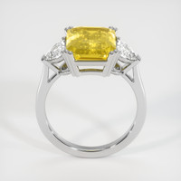 5.03 Ct. Yellow Sapphire Ring, 18K White Gold 3