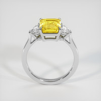 3.59 Ct. Yellow Sapphire Ring, 18K White Gold 3