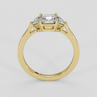 1.16 Ct. White Sapphire Ring, 10K Yellow Gold 3