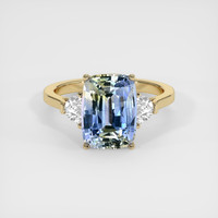5.70 Ct. Sapphire Ring, 14K Yellow Gold 1
