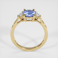2.00 Ct. Blue Sapphire Ring, 14K Yellow Gold 3