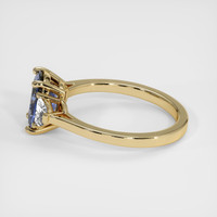 2.00 Ct. Blue Sapphire Ring, 14K Yellow Gold 4