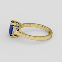 1.70 Ct. Blue Sapphire Ring, 14K Yellow Gold 4
