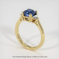 2.24 Ct. Sapphire Ring, 14K Yellow Gold 2