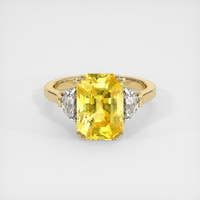 8.04 Ct. Yellow Sapphire Ring, 14K Yellow Gold 1