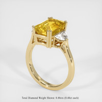 8.04 Ct. Yellow Sapphire Ring, 14K Yellow Gold 2
