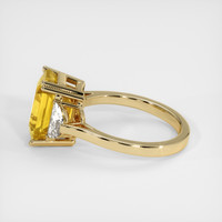 8.04 Ct. Yellow Sapphire Ring, 14K Yellow Gold 4