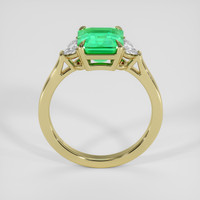 1.93 Ct. Emerald Ring, 18K Yellow Gold 3