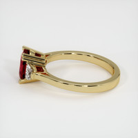 1.13 Ct. Ruby  Ring - 18K Yellow Gold