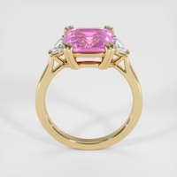 5.36 Ct. Pink Sapphire Ring, 18K Yellow Gold 3