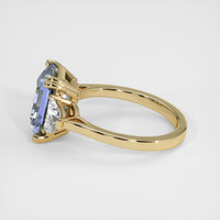 4.33 Ct. Bi Color Sapphire Ring, 18K Yellow Gold 4