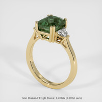 3.66 Ct. Sapphire Ring, 18K Yellow Gold 2
