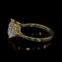 3.99 Ct. Sapphire Ring, 18K Yellow Gold 4