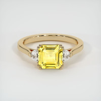 2.31 Ct. Sapphire Ring, 18K Yellow Gold 1